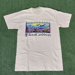 VINTAGE NWT Ocean Reef Royal Caribbean Y2K Scuba Diving Tropical Fish Ocean T Sh